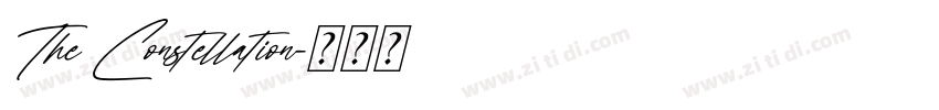 The Constellation字体转换
